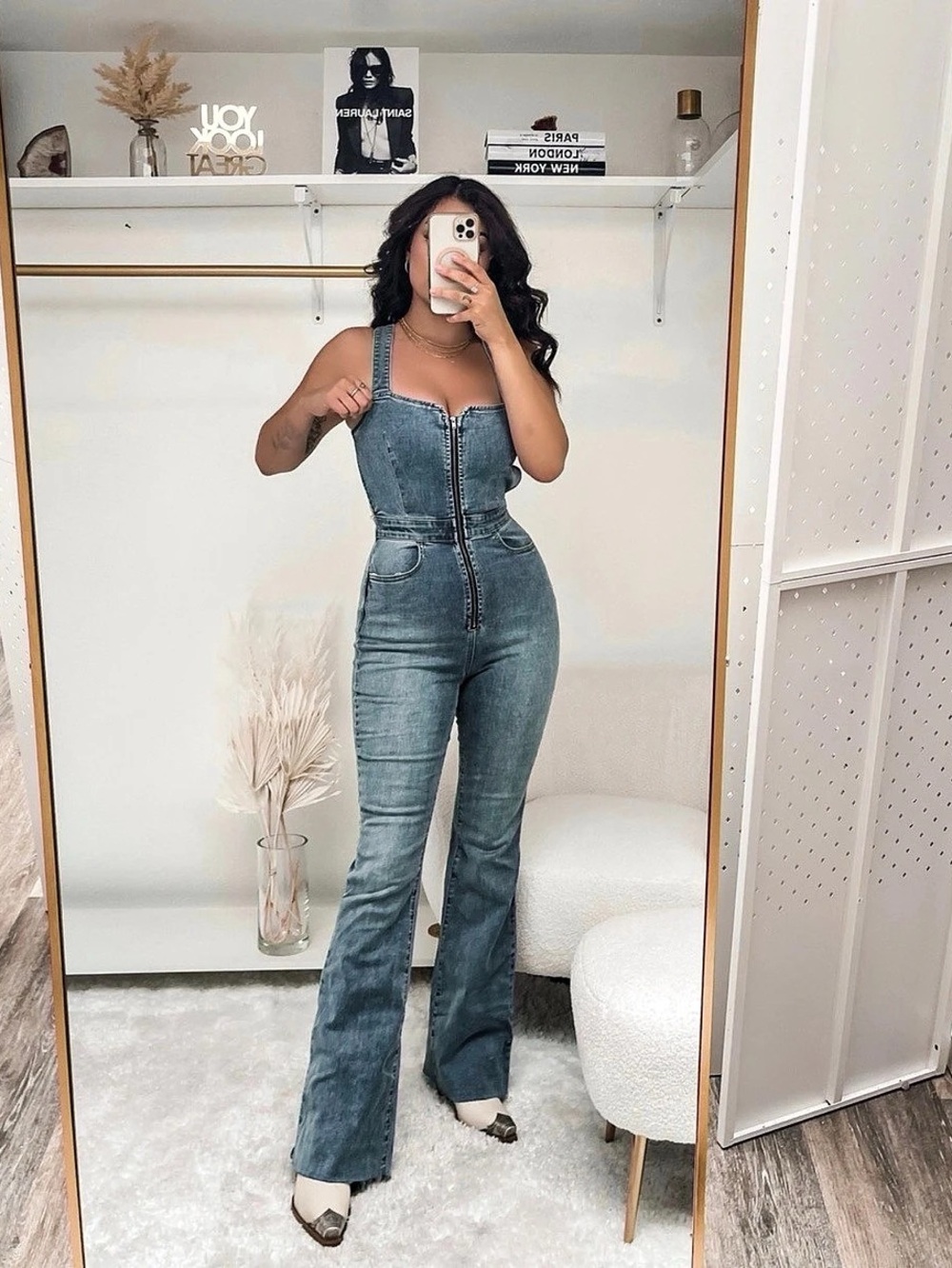 Free People CRVY 2nd Ave Jumpsuit